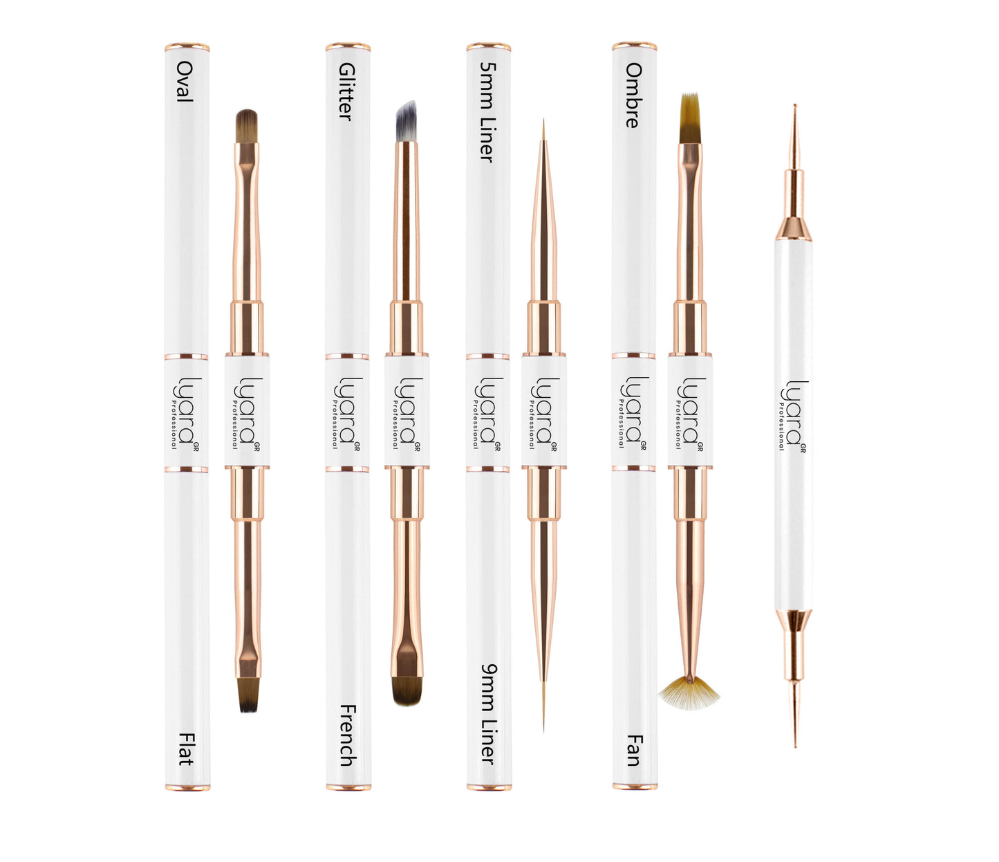 Pinceaux Nail Art N°5 & N°9 – Détail et Maîtrise Artistique