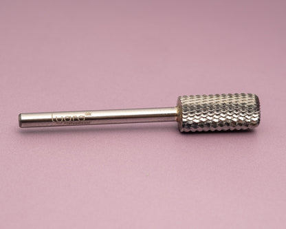 Fraise en carbure, Cylindre, bleue
 – Pour Nettoyage, Préparation et Finition des Ongles
