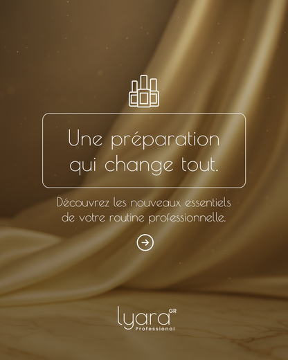 Kit Préparation Lyara – Nail Prep, Primer Sans Acide B5, Primer Avec Acid et Super Bond pour Ongles Sensibles